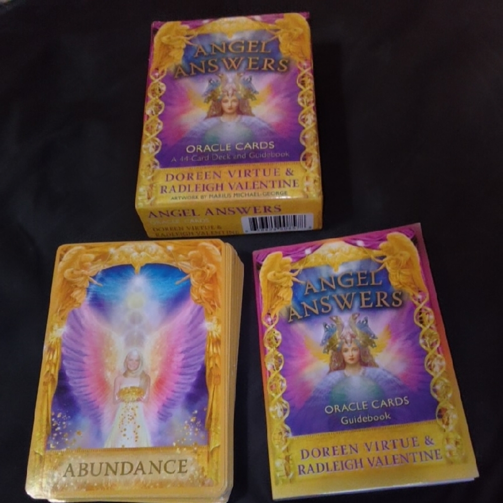 Angel Answers Oracle Cards by - Purple and Gold
